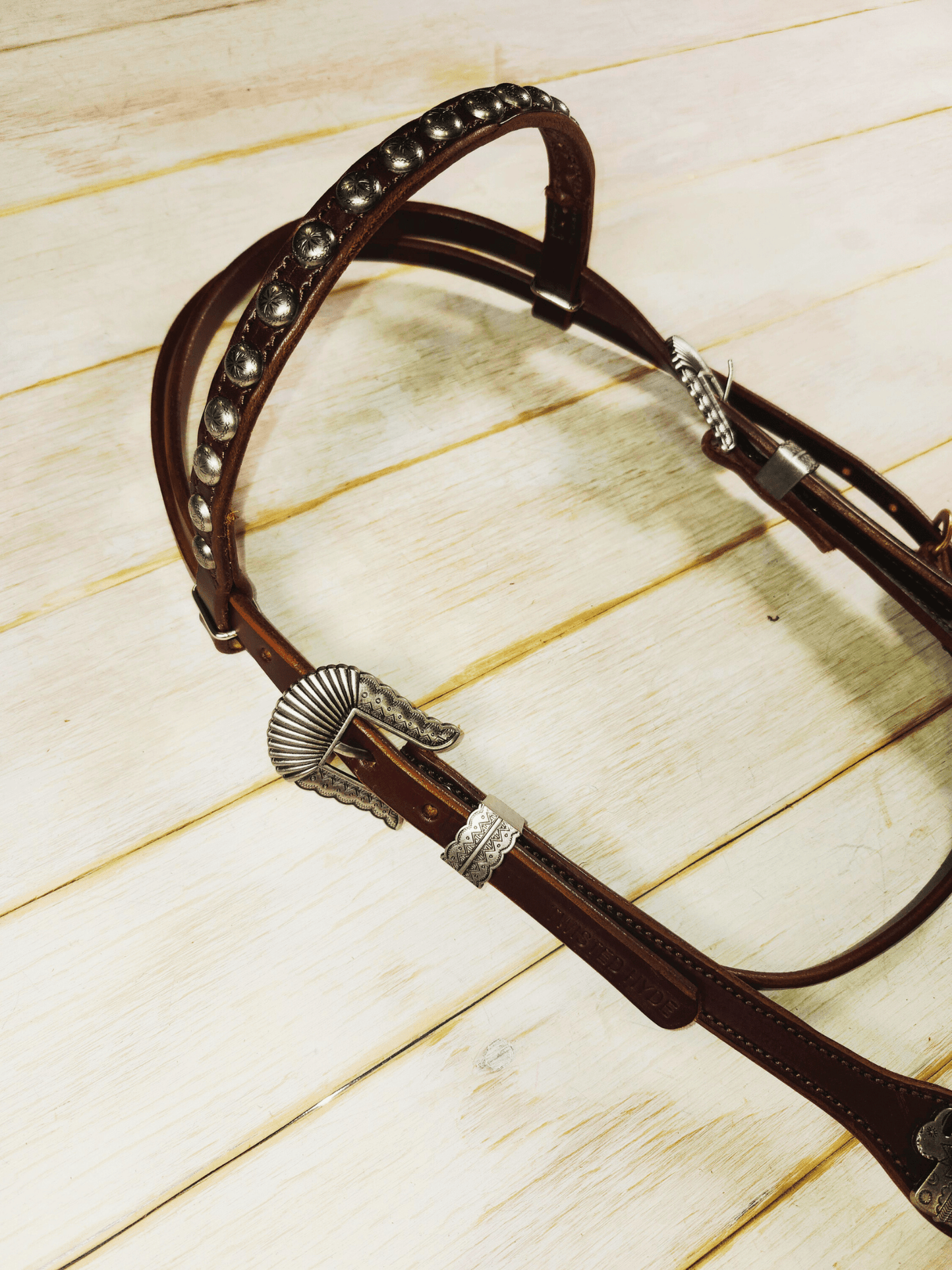 Browband Headstall - Twisted Hyde Leather Co.