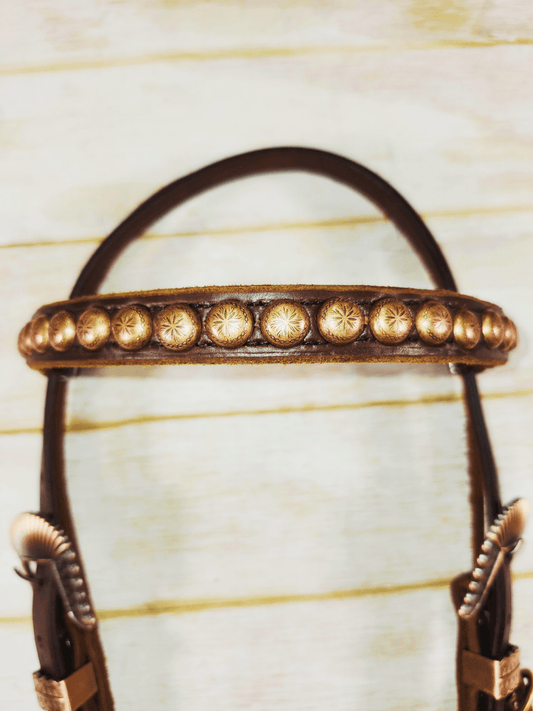 Browband Headstall - Twisted Hyde Leather Co.
