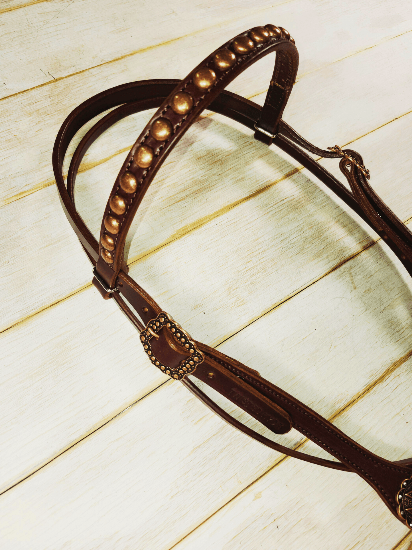 Browband Headstall - Twisted Hyde Leather Co.