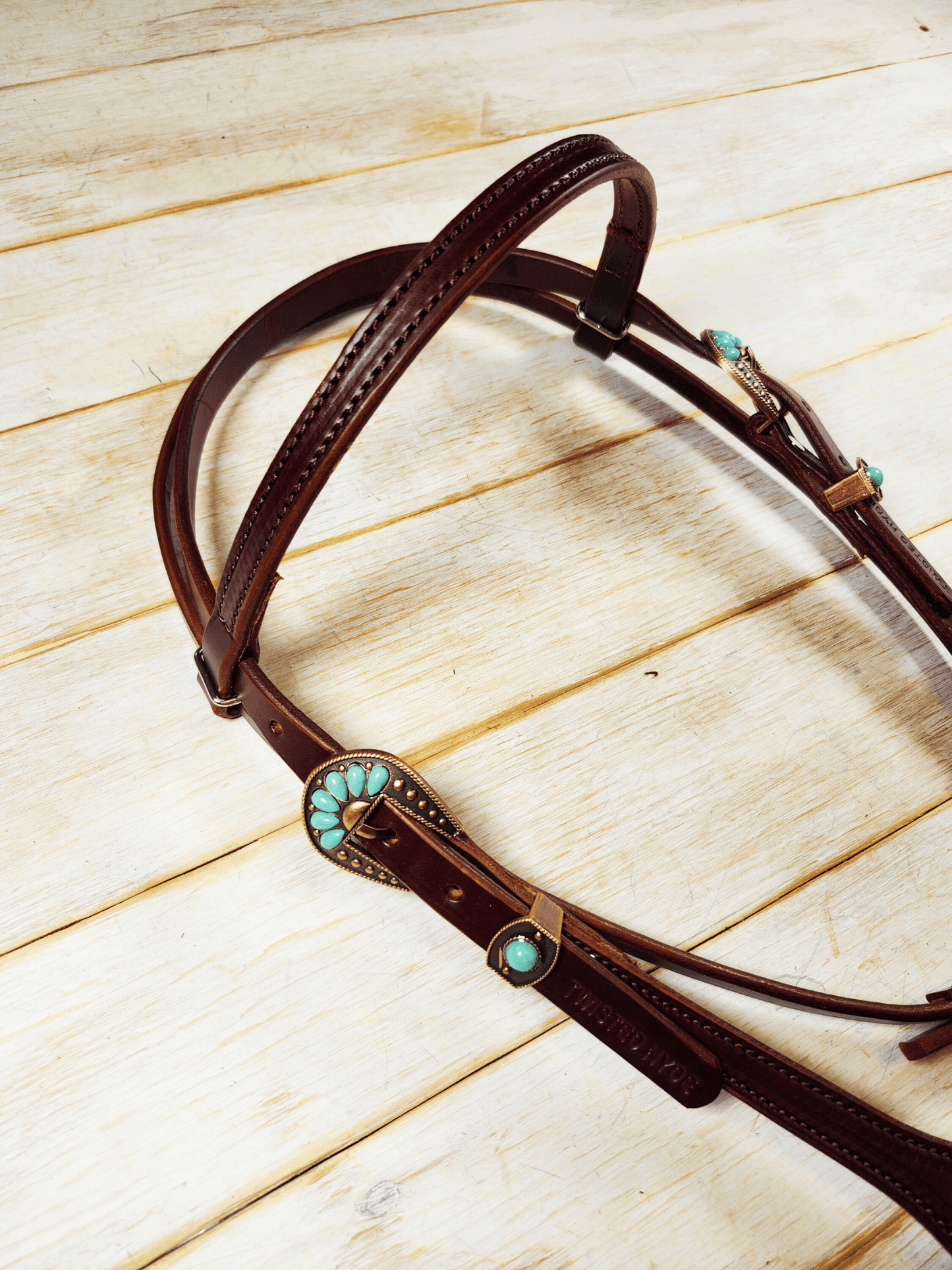 Browband Headstall - Twisted Hyde Leather Co.