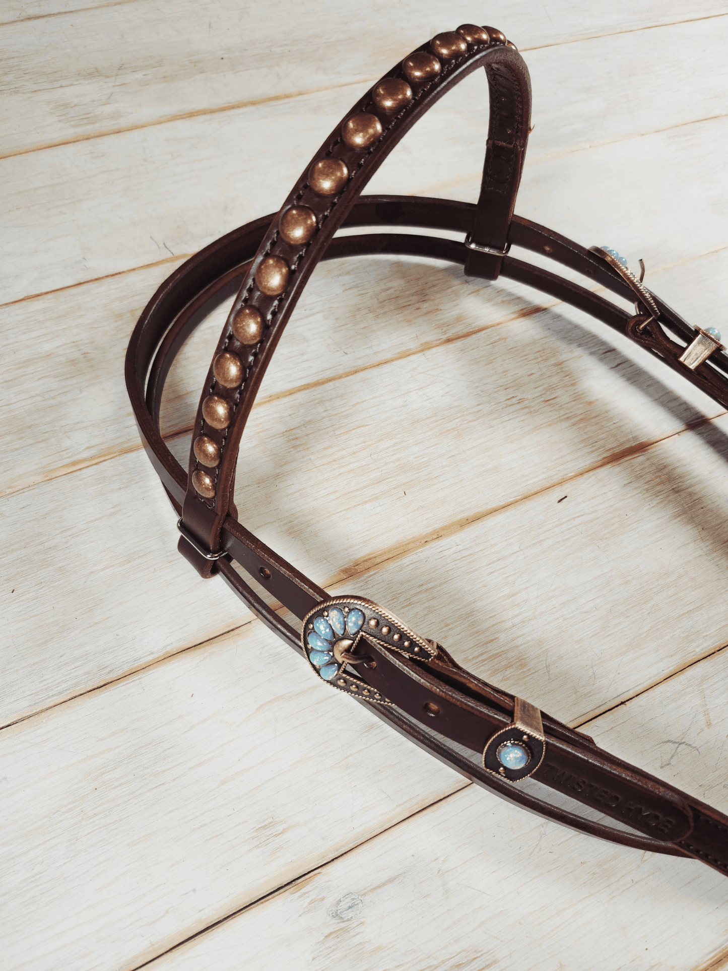 Browband Headstall - Twisted Hyde Leather Co.