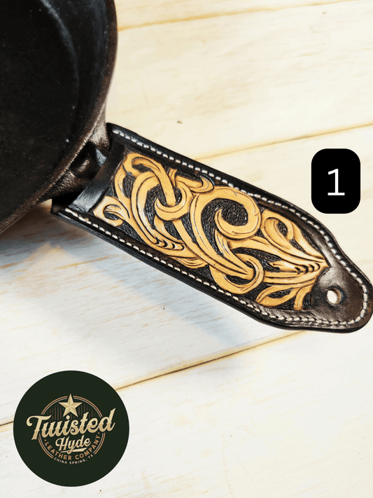 Cast Iron Skillet Handle Cover - Twisted Hyde Leather Co.
