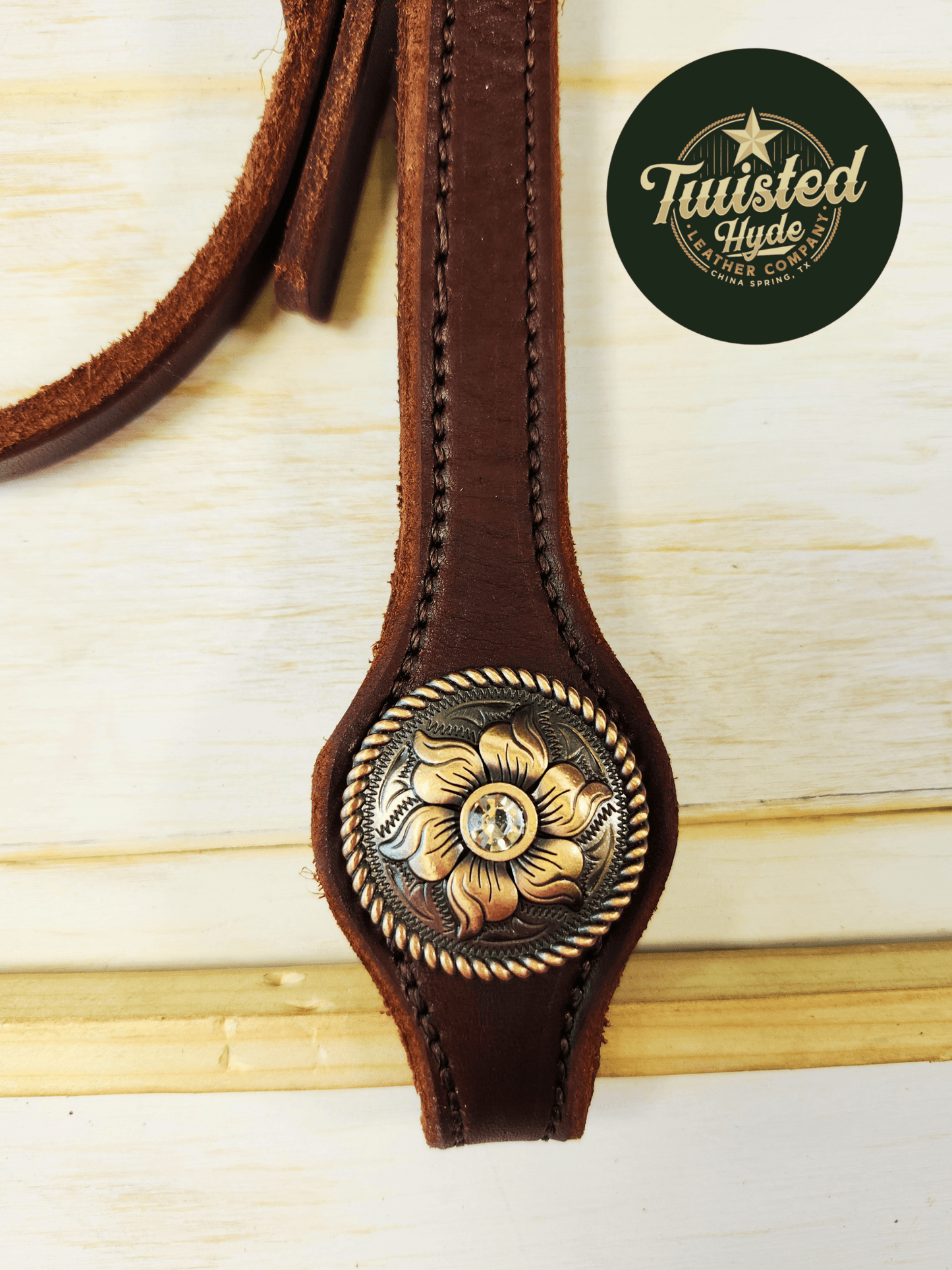 Hot Oiled Browband Headstall - Twisted Hyde Leather Co.