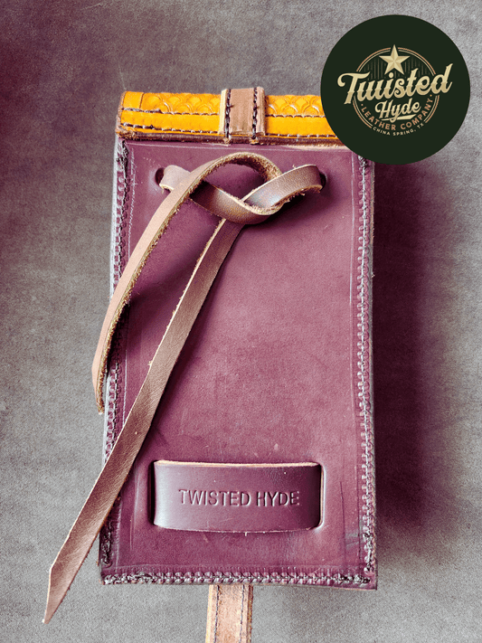 Rear Cinch Saddle Bag - Twisted Hyde Leather Co.