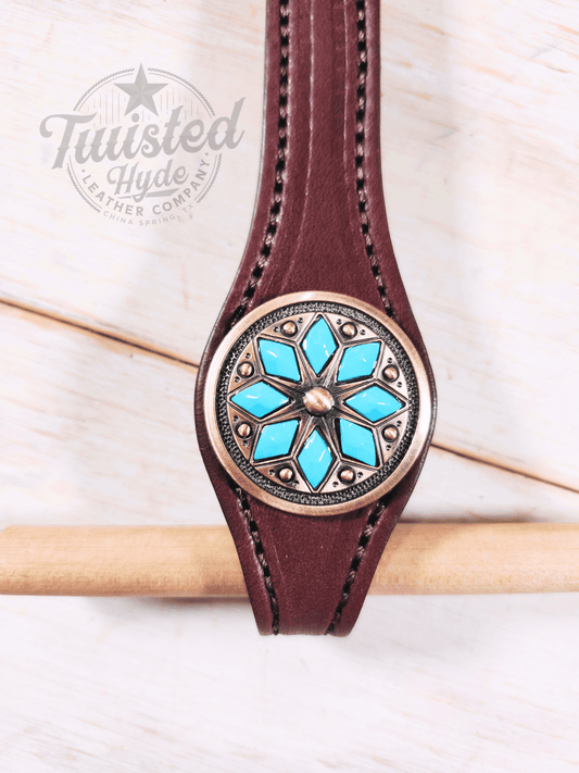 Single Ear Headstall - Twisted Hyde Leather Co.