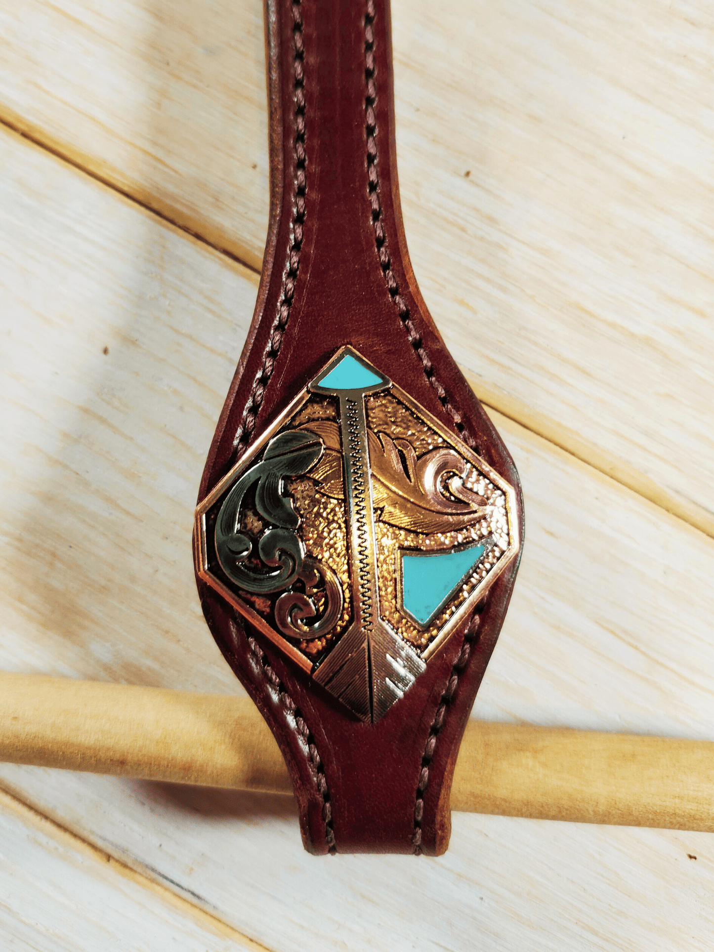 Single Ear Headstall - Twisted Hyde Leather Co.