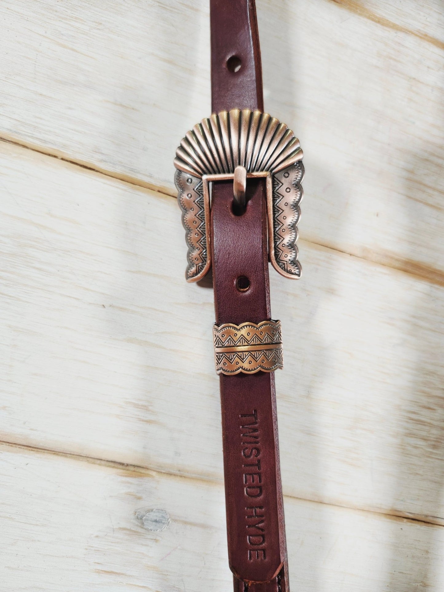 Single Ear Headstall - Twisted Hyde Leather Co.