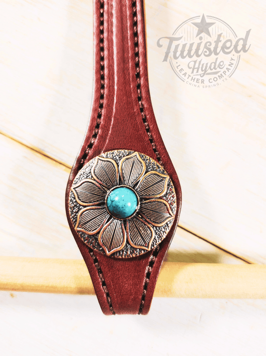 Single Ear Headstall (Co - Twisted Hyde Leather Co.
