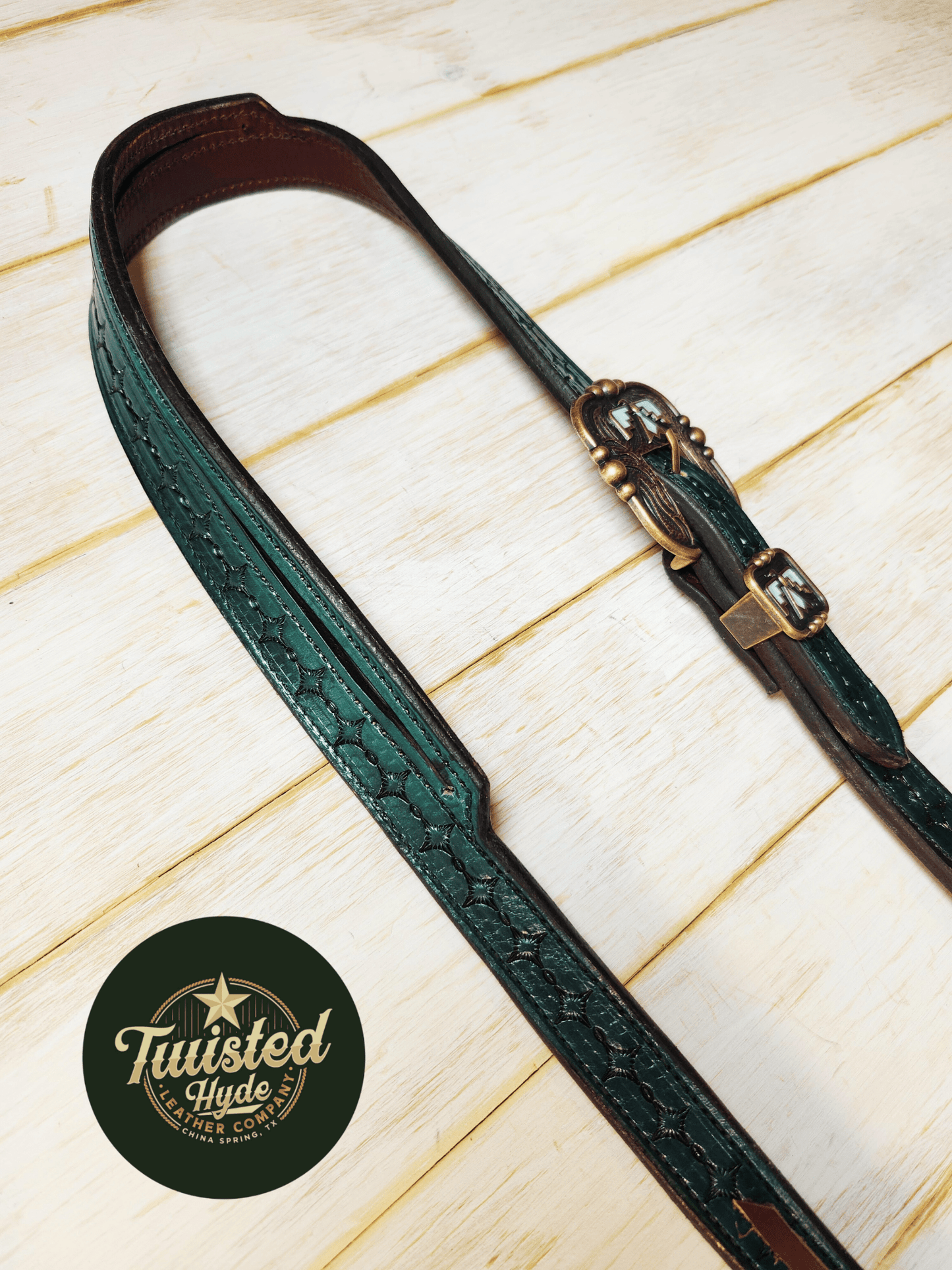 Split Ear Headstall - Twisted Hyde Leather Co.