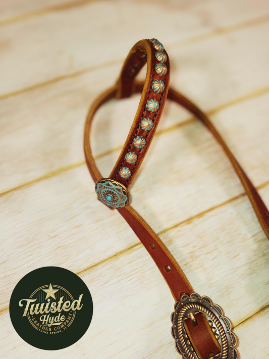 Hot Oiled Single Ear Headstall