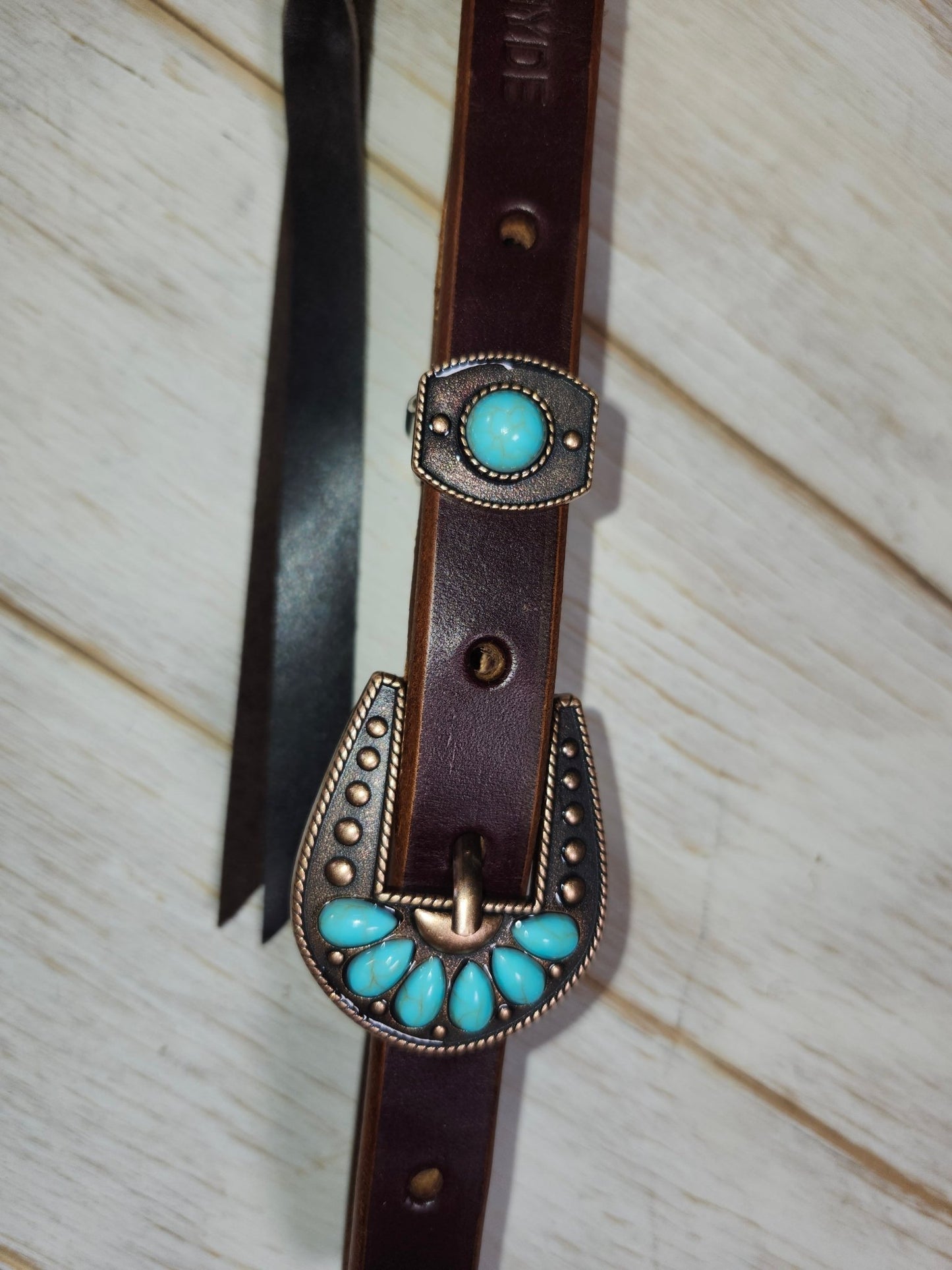 Breast Collar with conchos and spots and Tassels - Twisted Hyde Leather Co.
