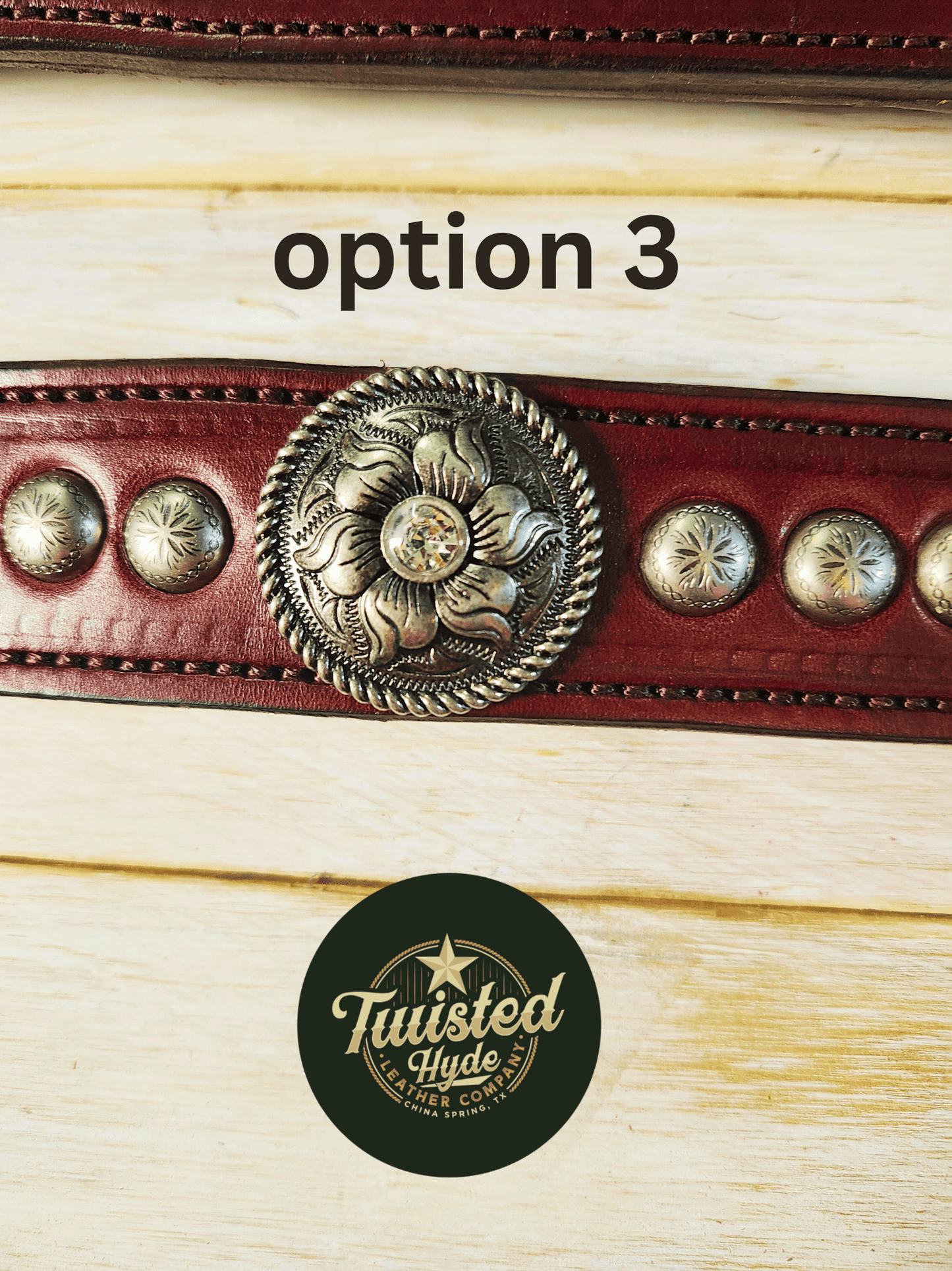 Breast Collars with conchos and spots - Twisted Hyde Leather Co.