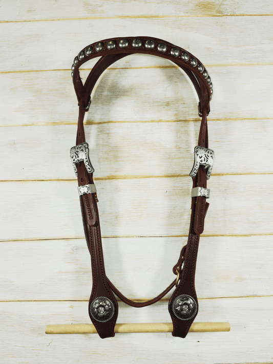 Browband Headstall - Twisted Hyde Leather Co.