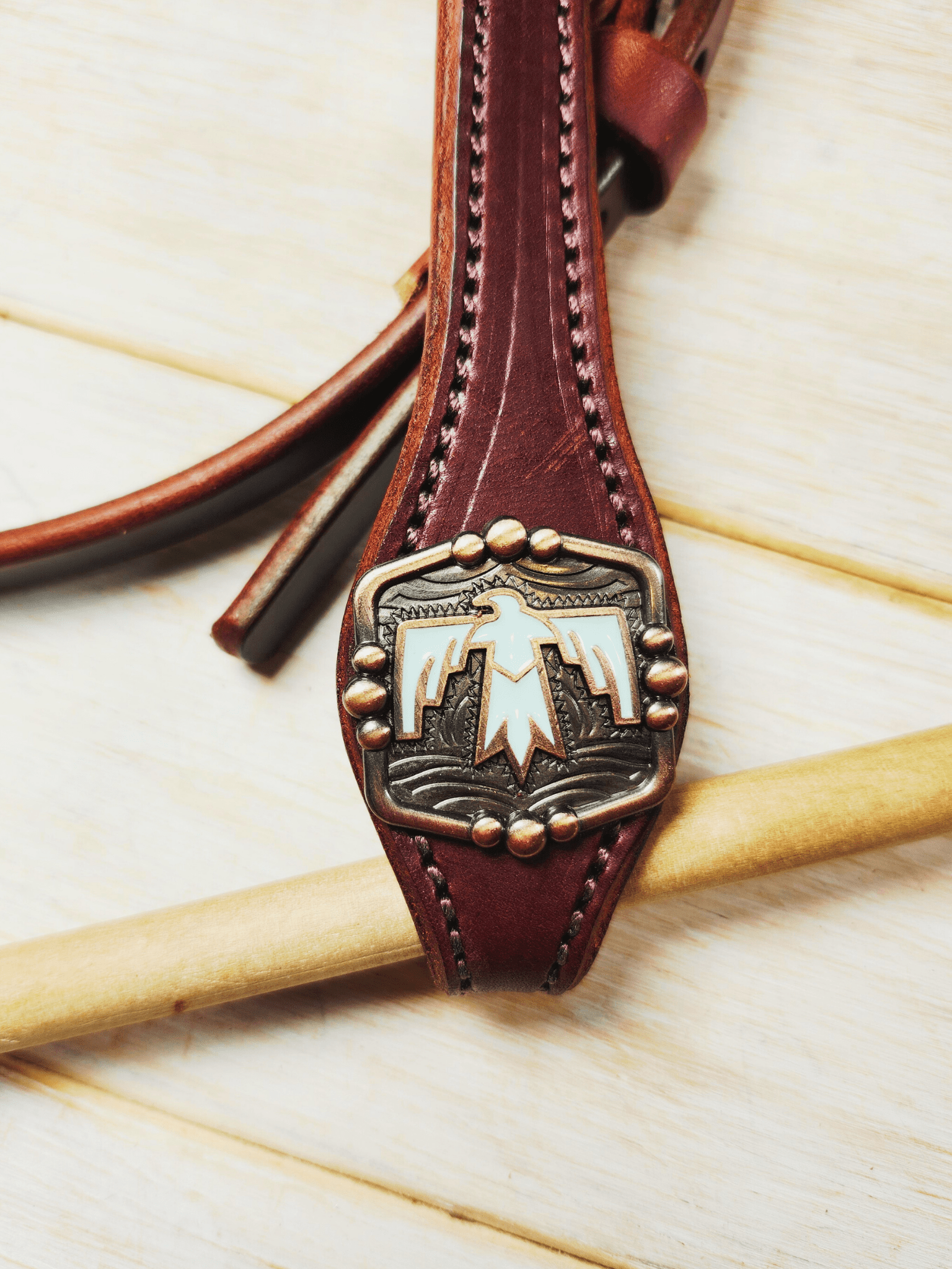 Browband Headstall - Twisted Hyde Leather Co.