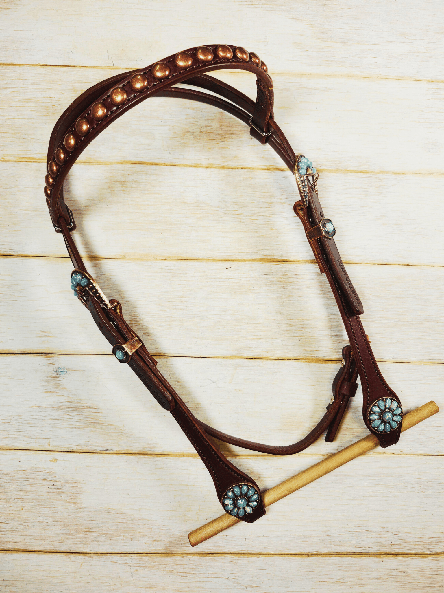 Browband Headstall - Twisted Hyde Leather Co.