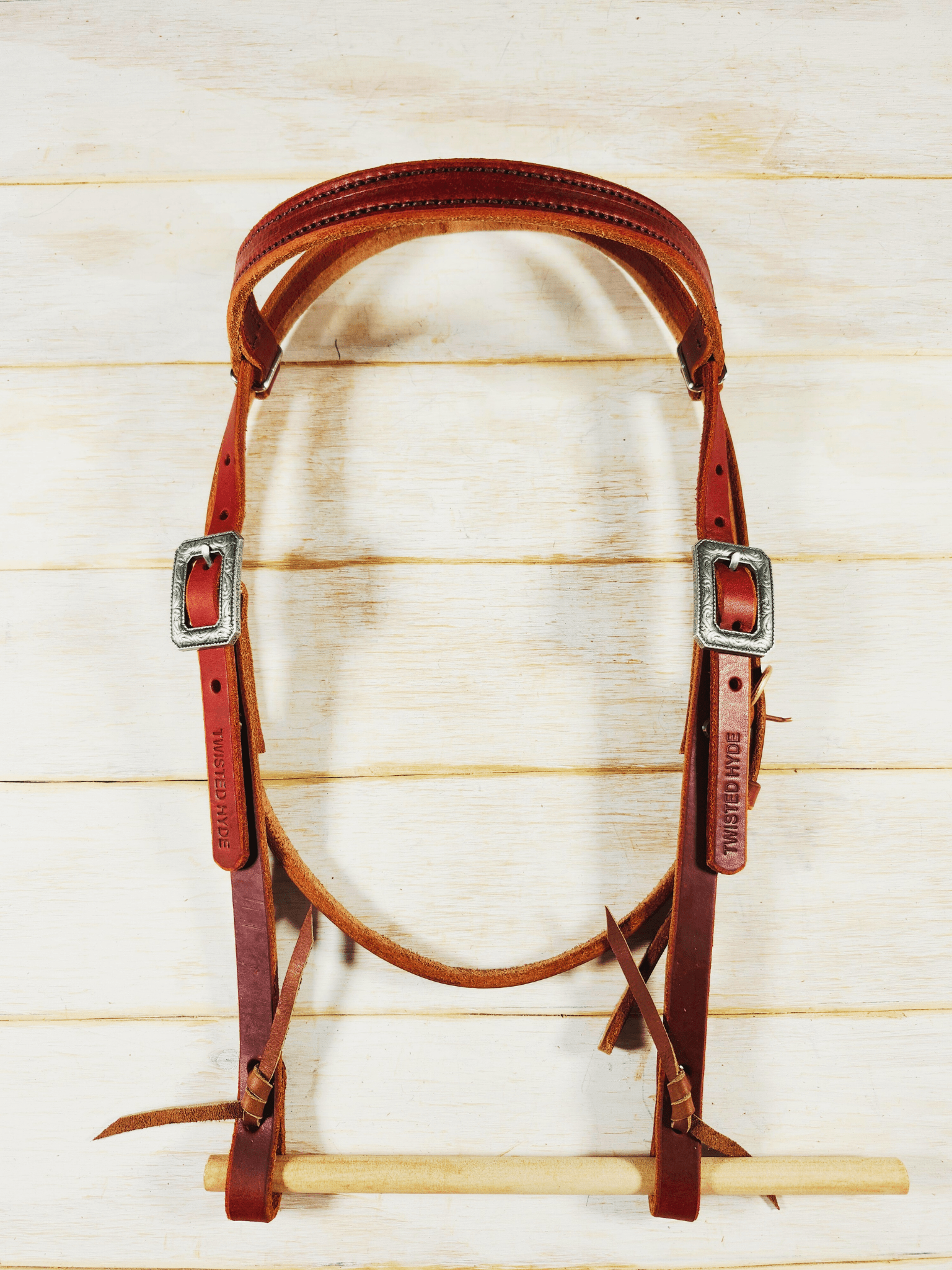 Browband Headstall - Twisted Hyde Leather Co.