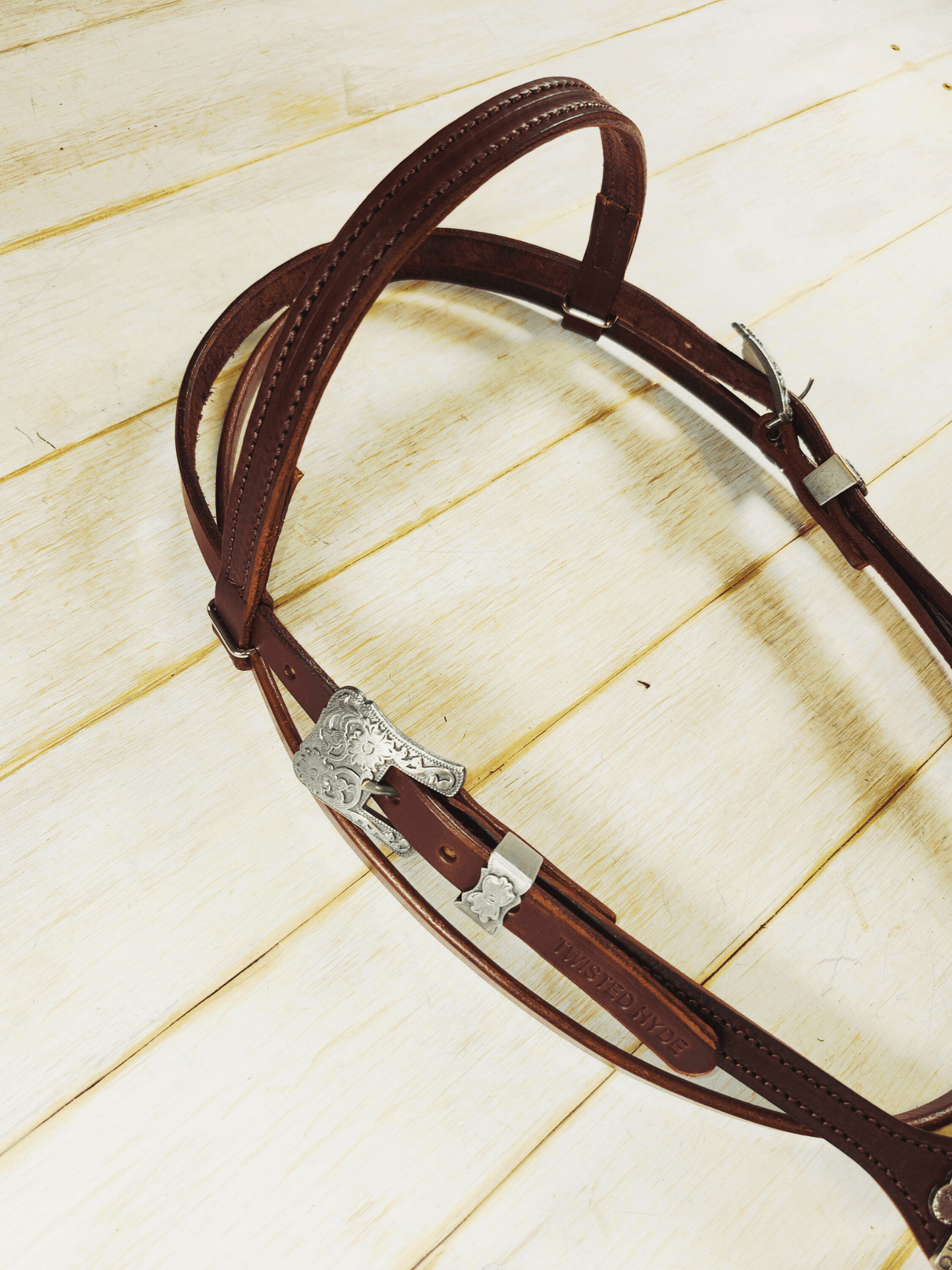 Browband Headstall - Twisted Hyde Leather Co.