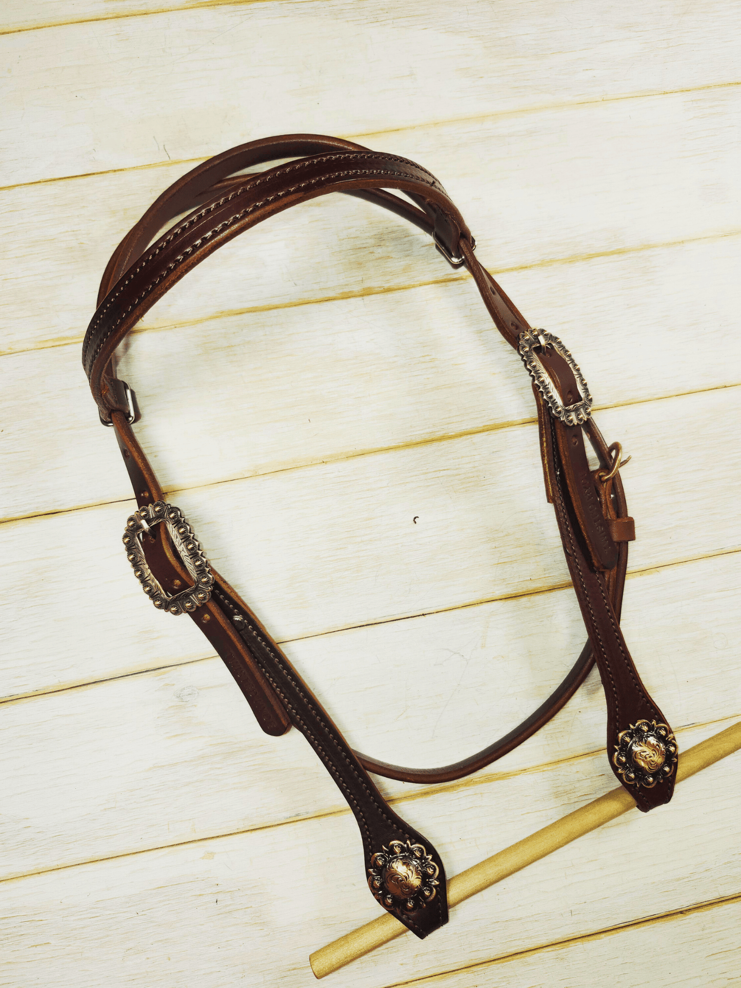Browband Headstall - Twisted Hyde Leather Co.