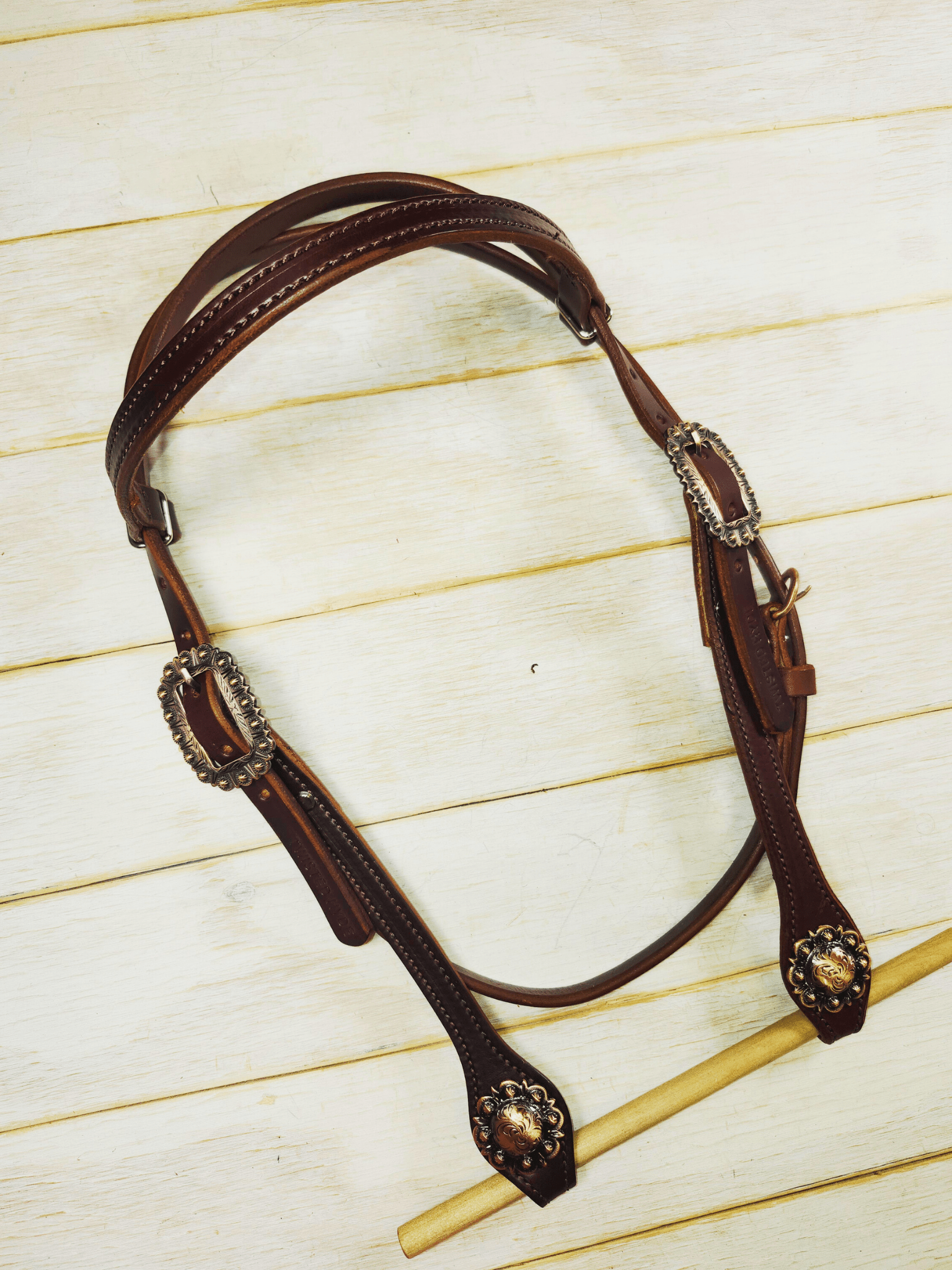 Browband Headstall - Twisted Hyde Leather Co.