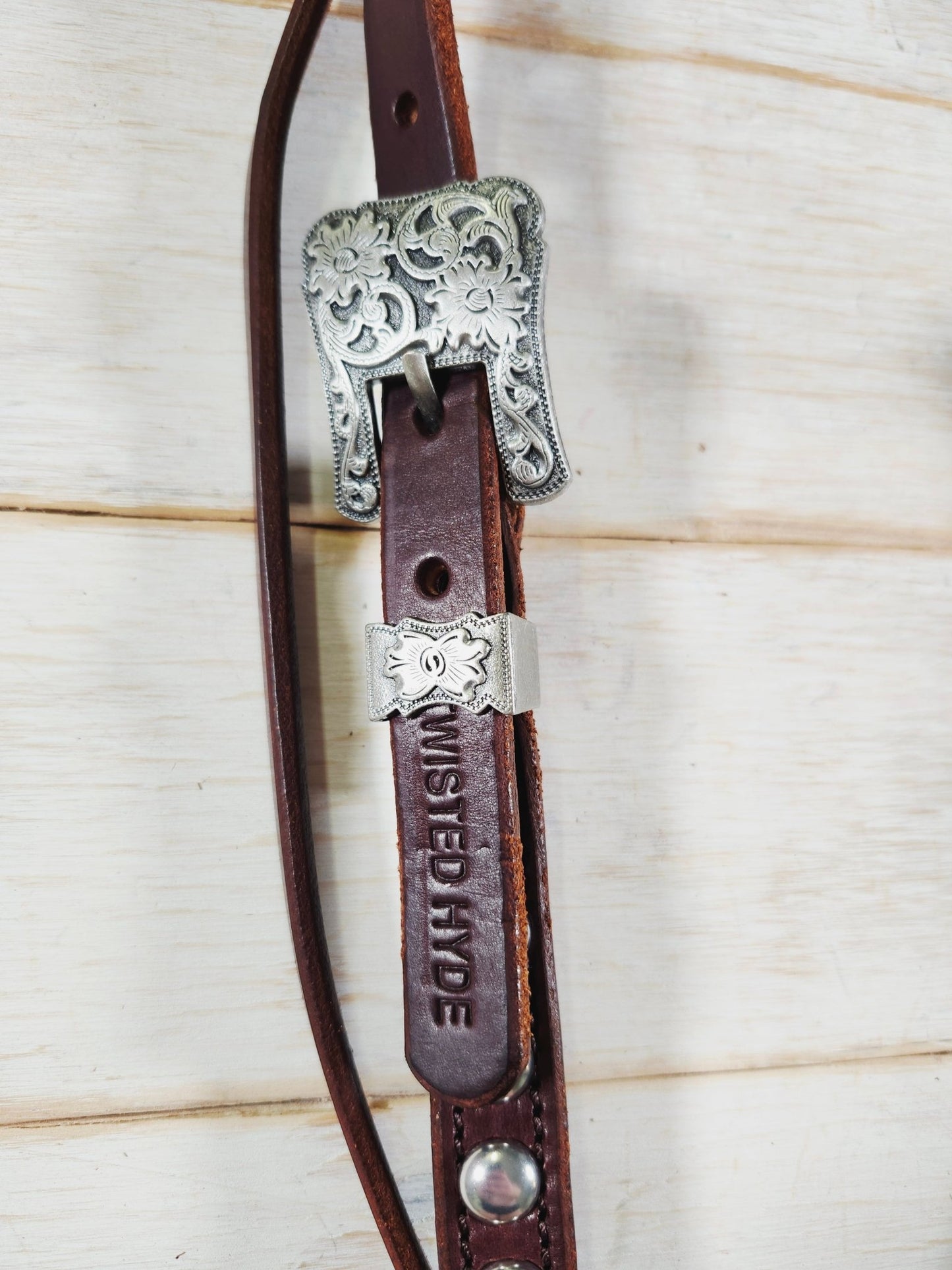 Browband Headstall - Twisted Hyde Leather Co.