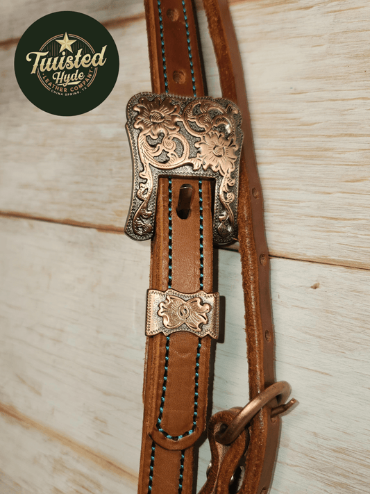 Browband Headstall - Twisted Hyde Leather Co.