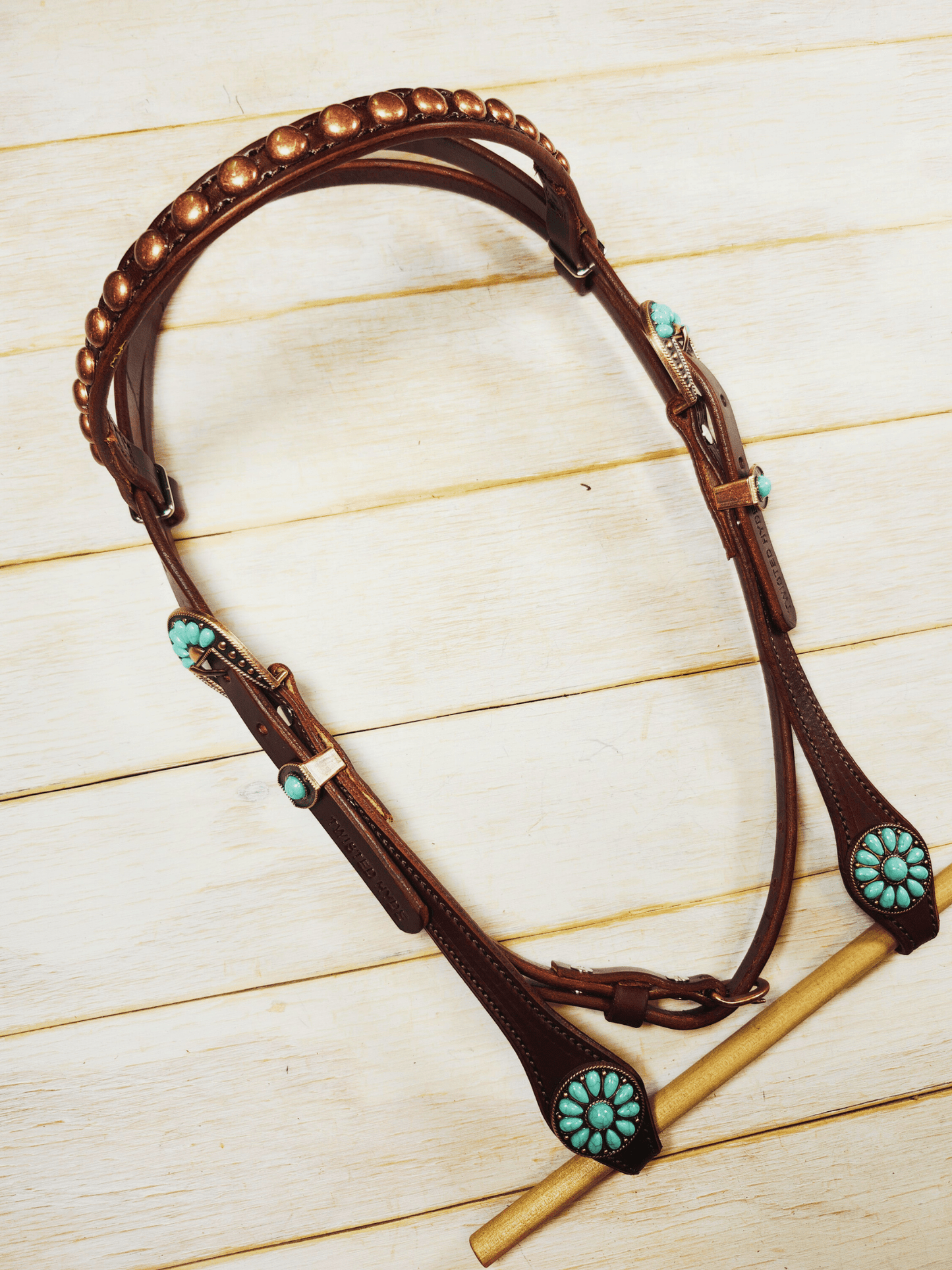 Browband Headstall - Twisted Hyde Leather Co.