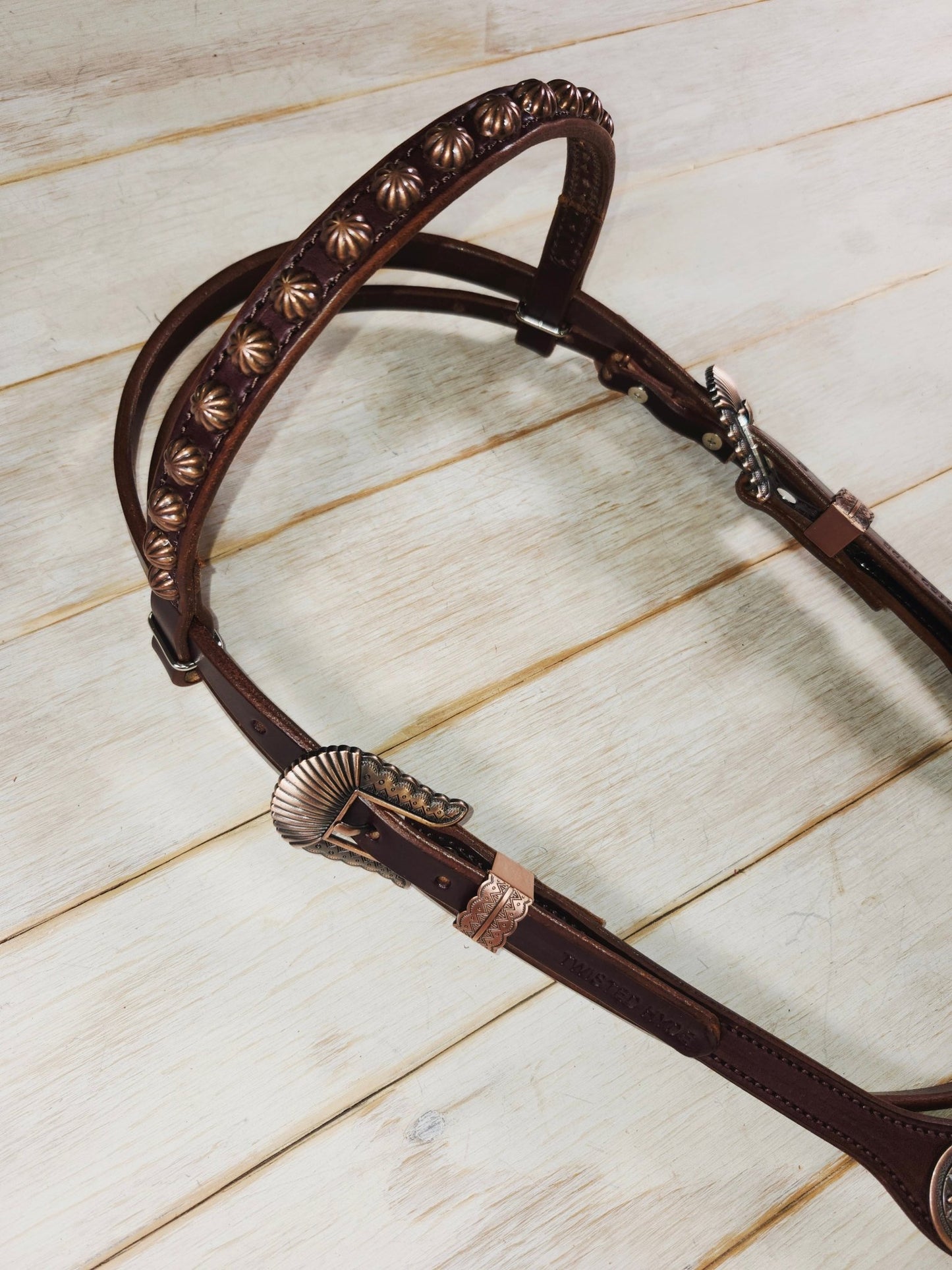 Browband Headstall - Twisted Hyde Leather Co.