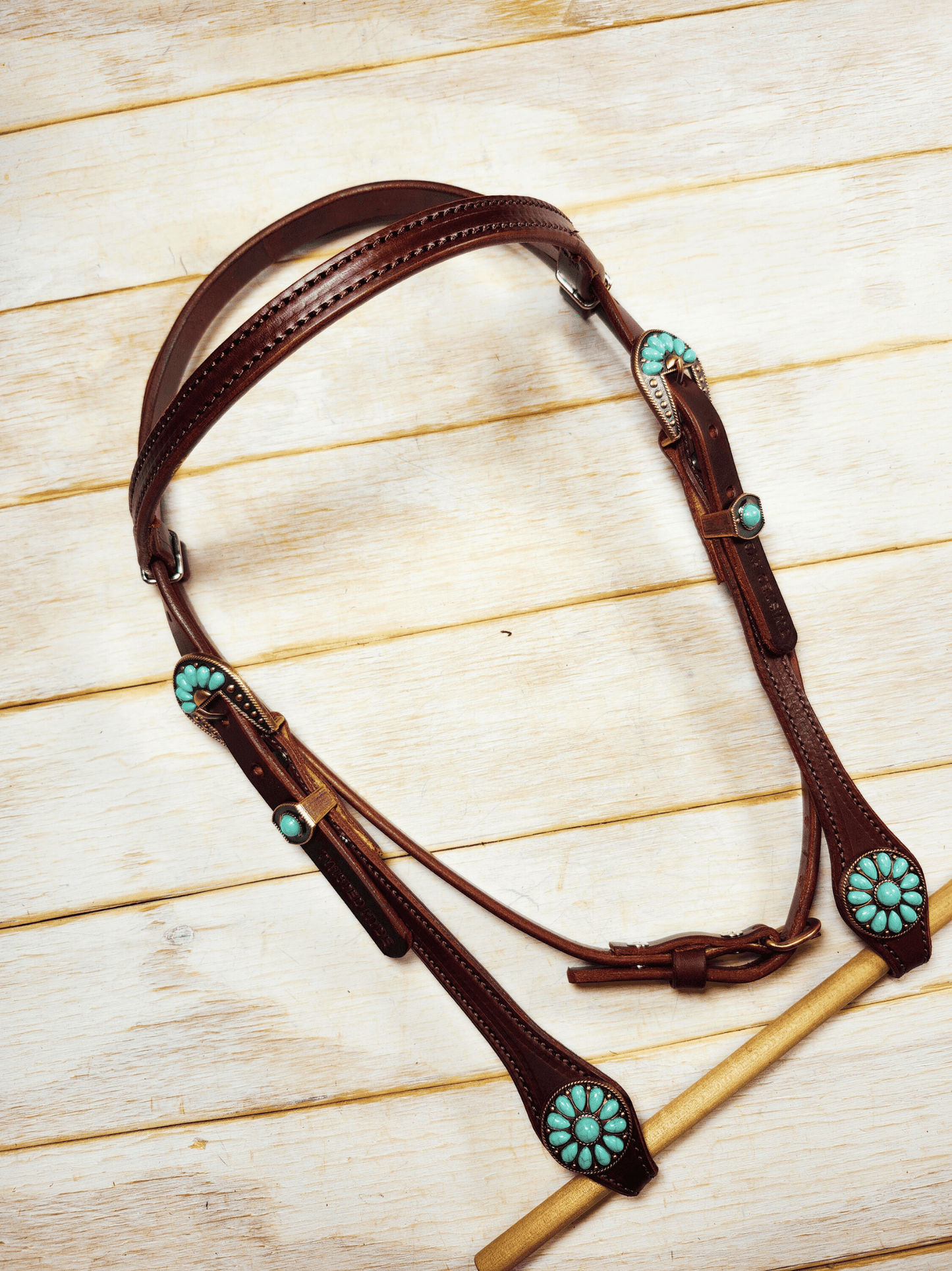 Browband Headstall - Twisted Hyde Leather Co.