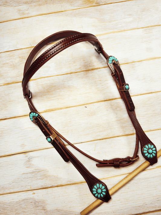 Browband Headstall - Twisted Hyde Leather Co.