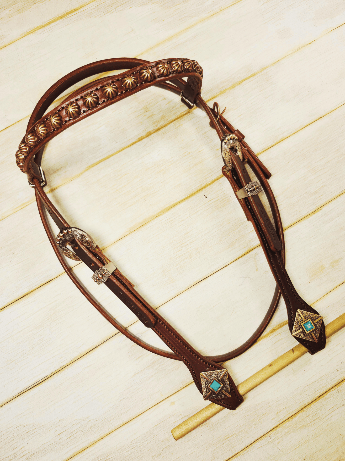 Browband Headstall - Twisted Hyde Leather Co.