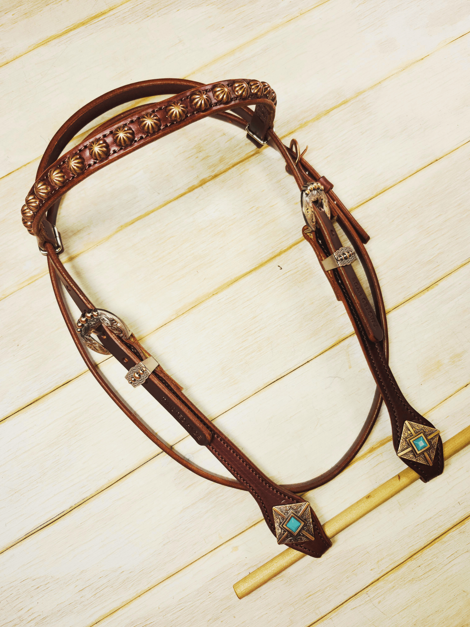 Browband Headstall - Twisted Hyde Leather Co.