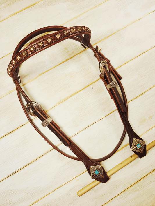 Browband Headstall - Twisted Hyde Leather Co.