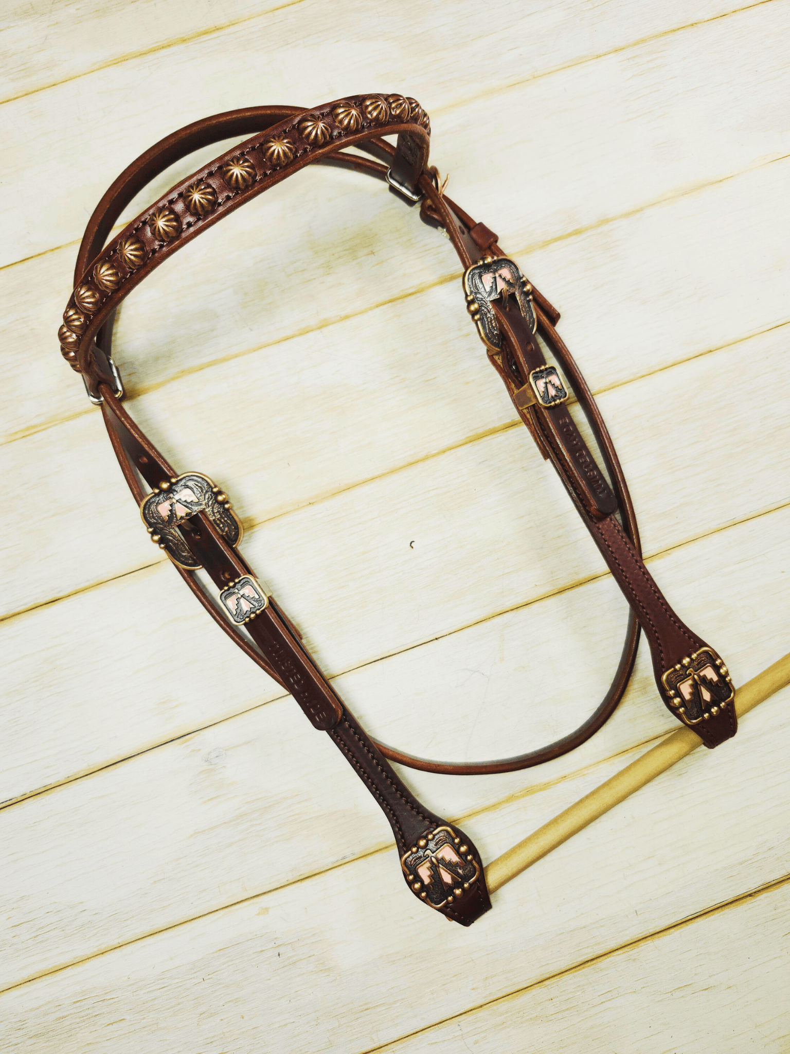 Browband Headstall - Twisted Hyde Leather Co.