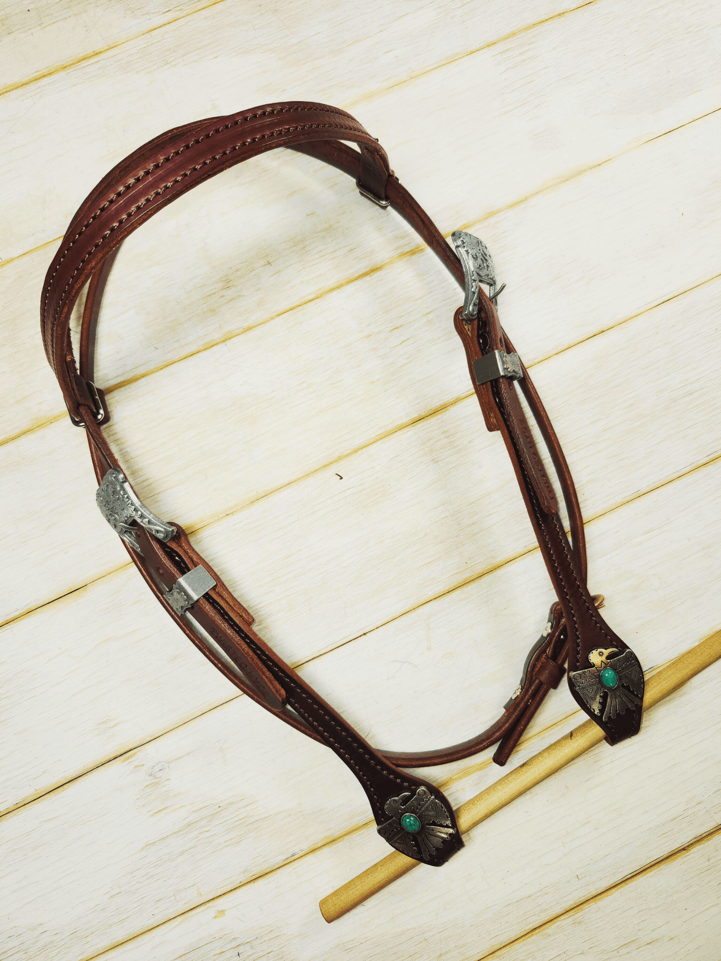 Browband Headstall - Twisted Hyde Leather Co.