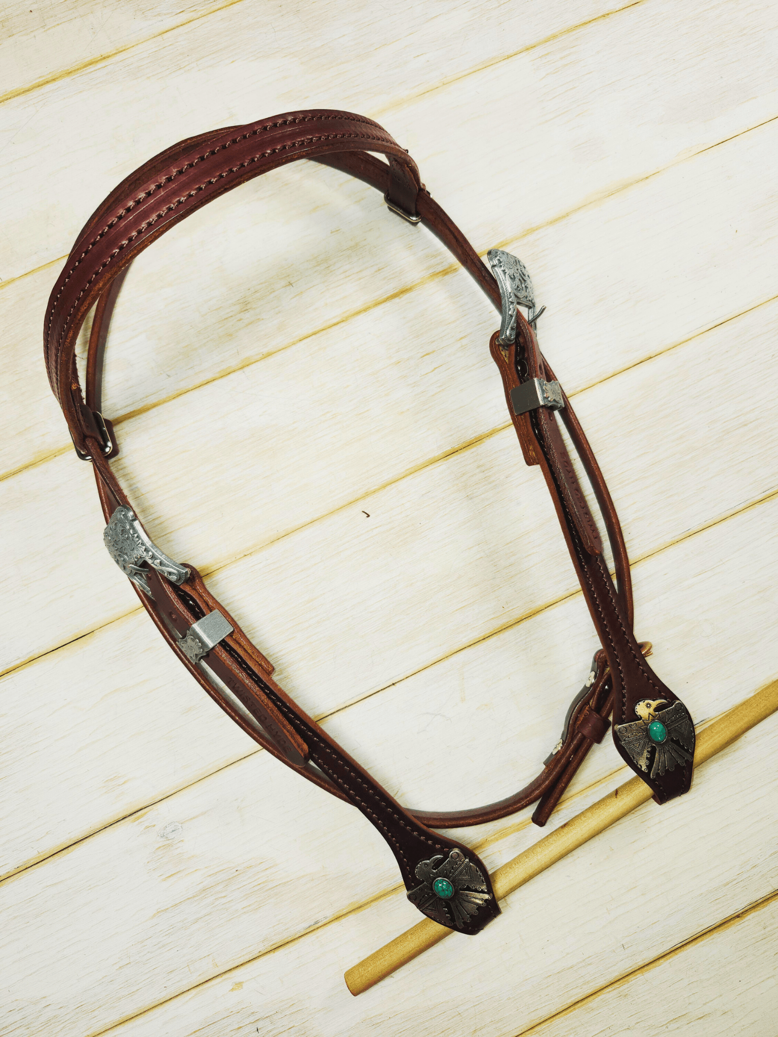Browband Headstall - Twisted Hyde Leather Co.