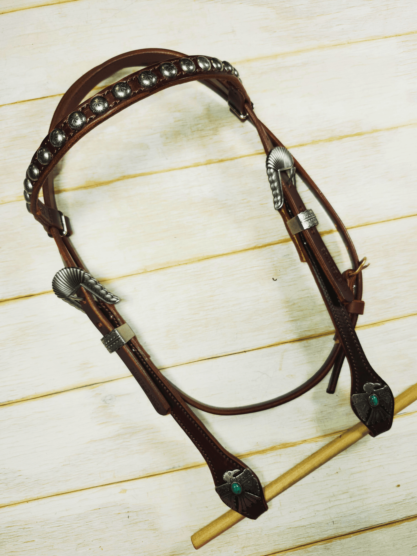 Browband Headstall - Twisted Hyde Leather Co.