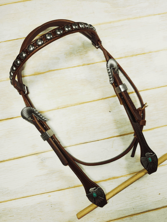 Browband Headstall - Twisted Hyde Leather Co.