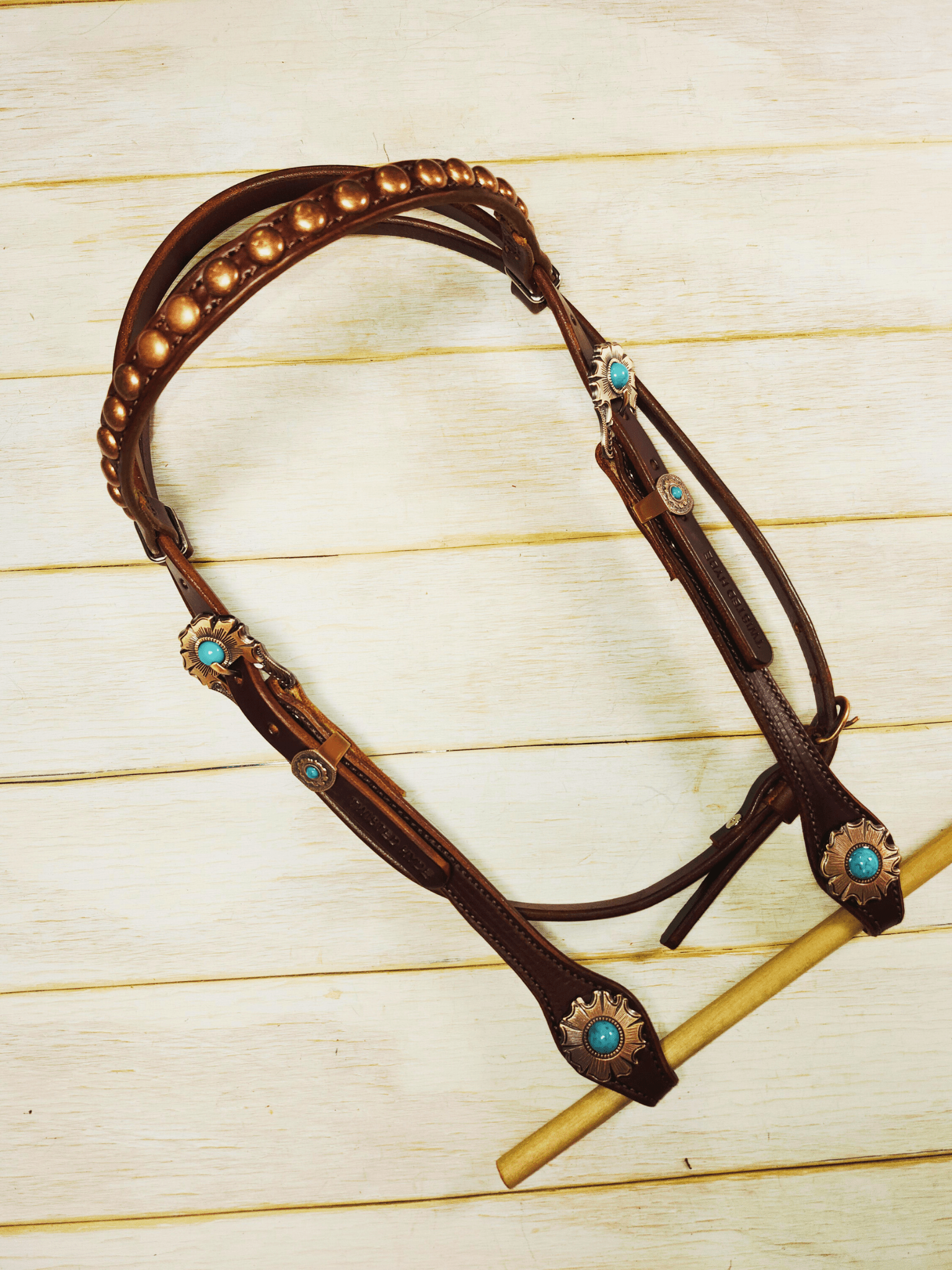 Browband Headstall - Twisted Hyde Leather Co.