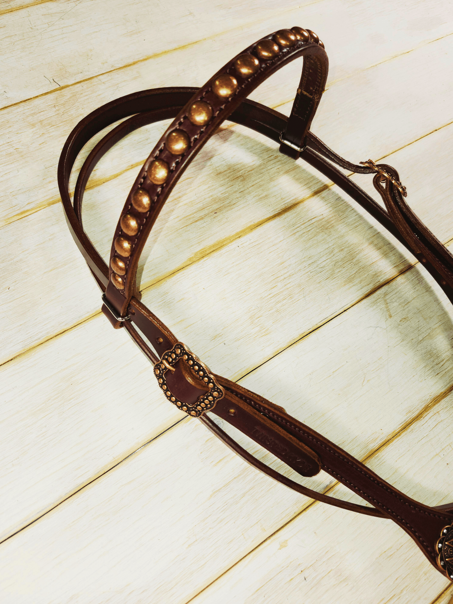 Browband Headstall - Twisted Hyde Leather Co.