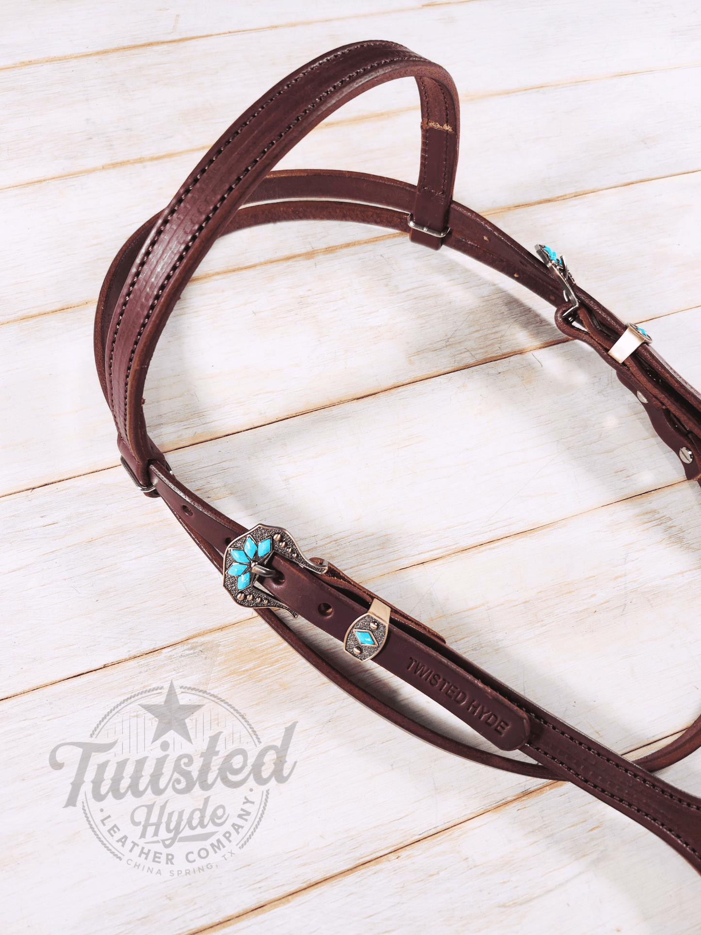 Browband Headstall - Twisted Hyde Leather Co.