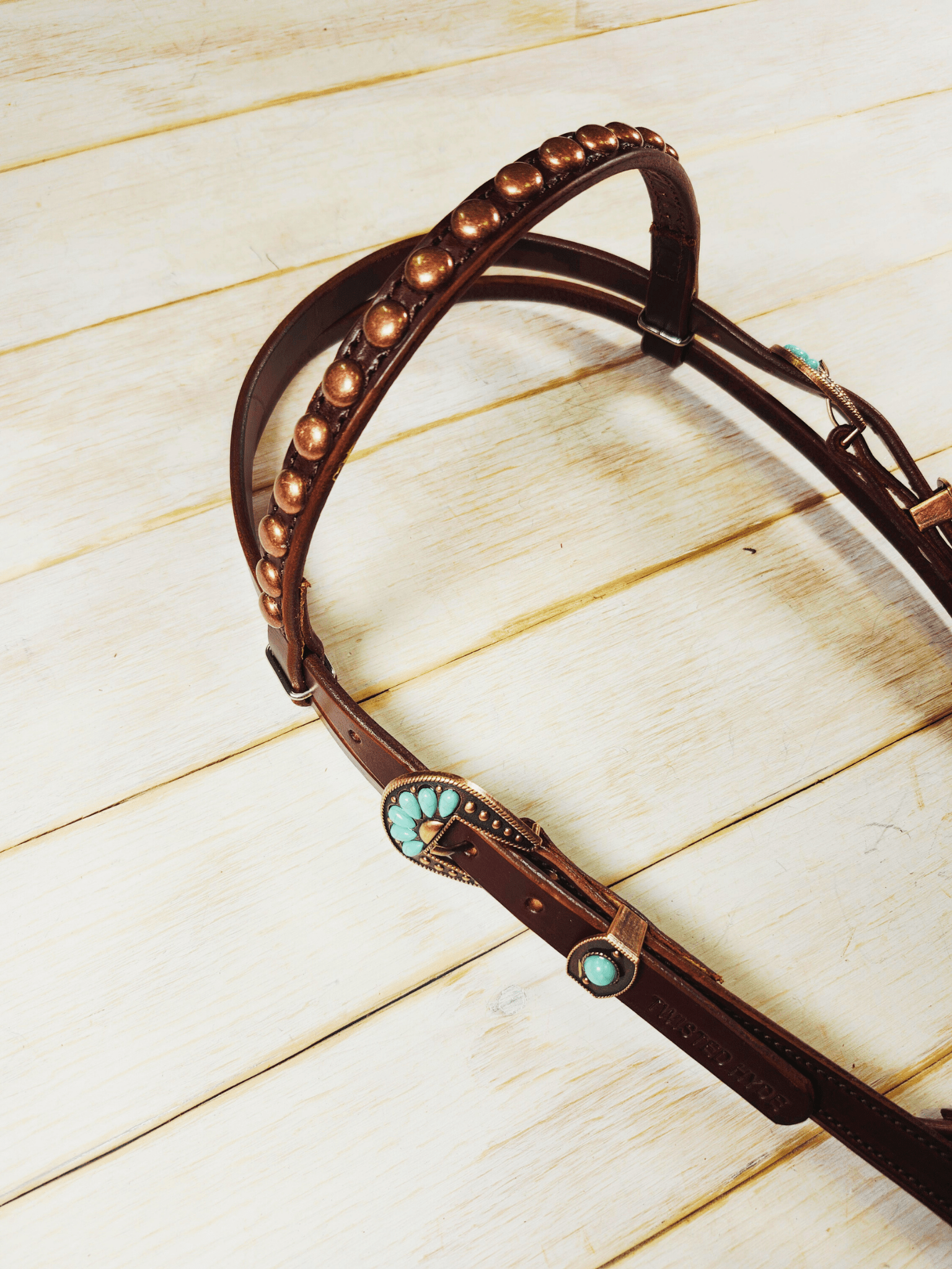 Browband Headstall - Twisted Hyde Leather Co.