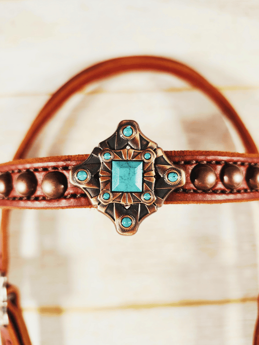 Browband Headstall - Twisted Hyde Leather Co.