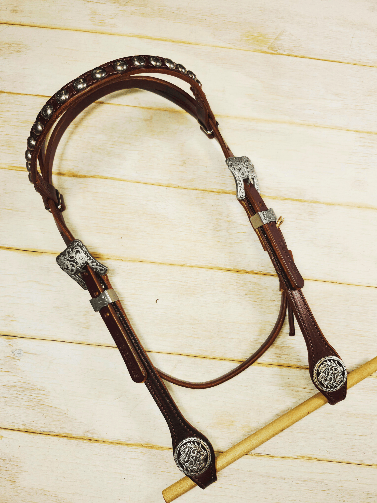 Browband Headstall - Twisted Hyde Leather Co.