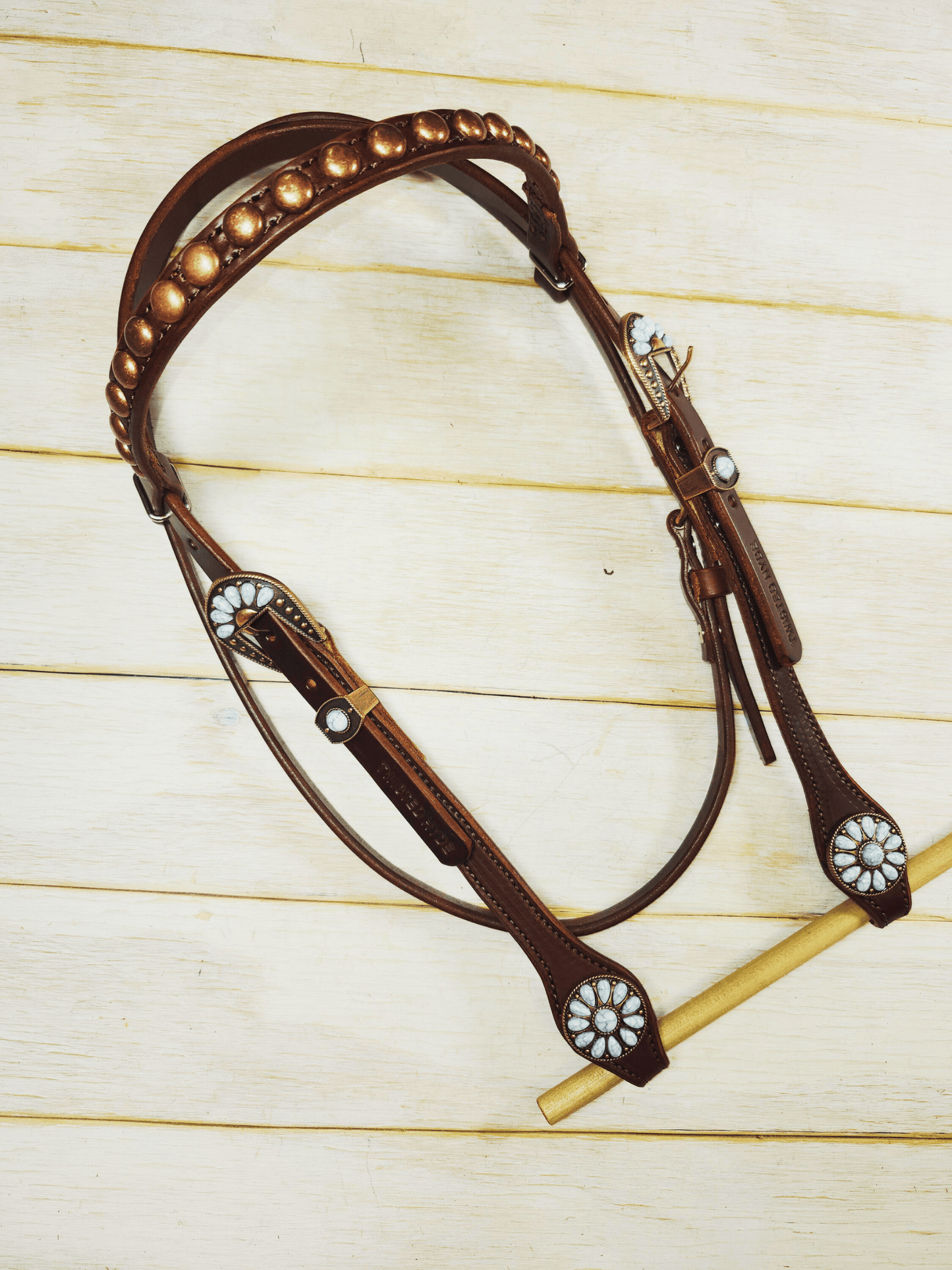 Browband Headstall - Twisted Hyde Leather Co.