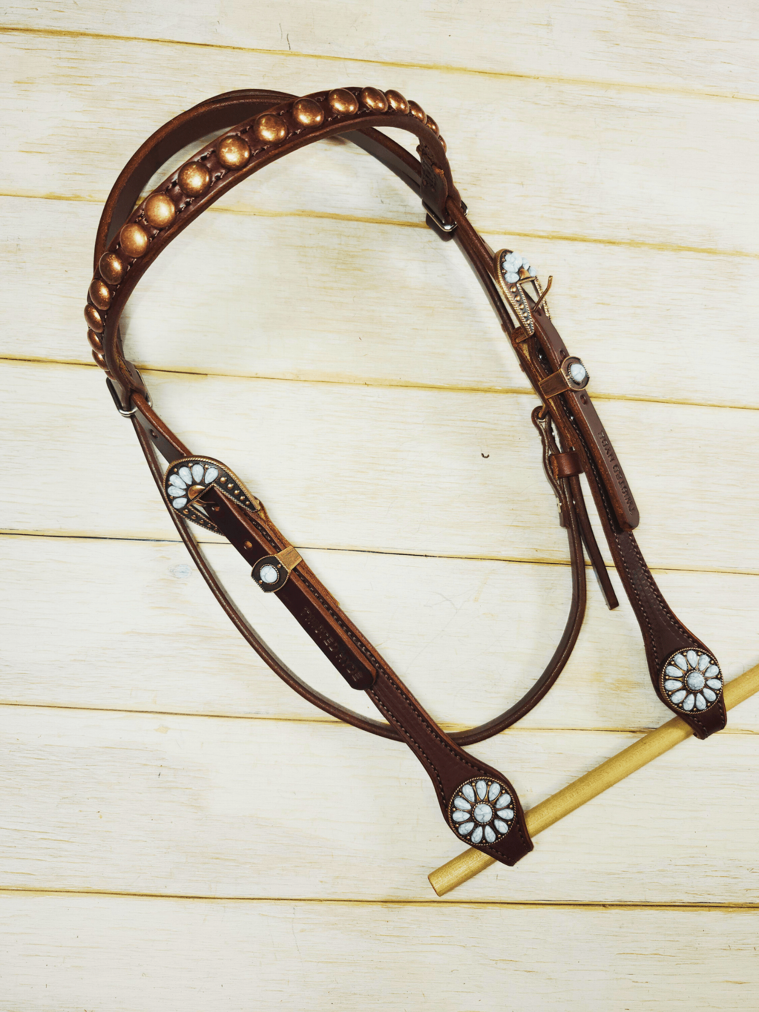 Browband Headstall - Twisted Hyde Leather Co.