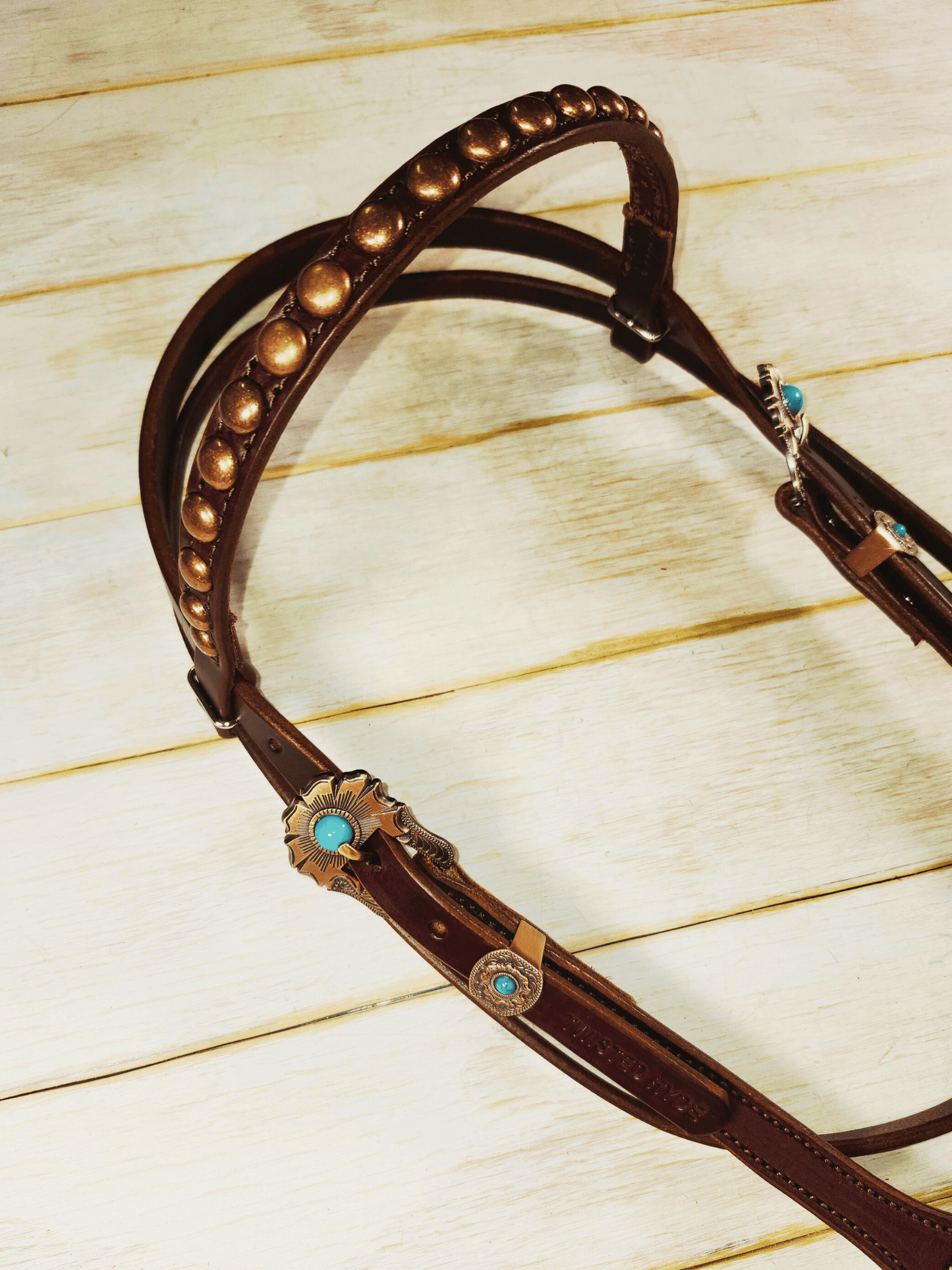 Browband Headstall - Twisted Hyde Leather Co.