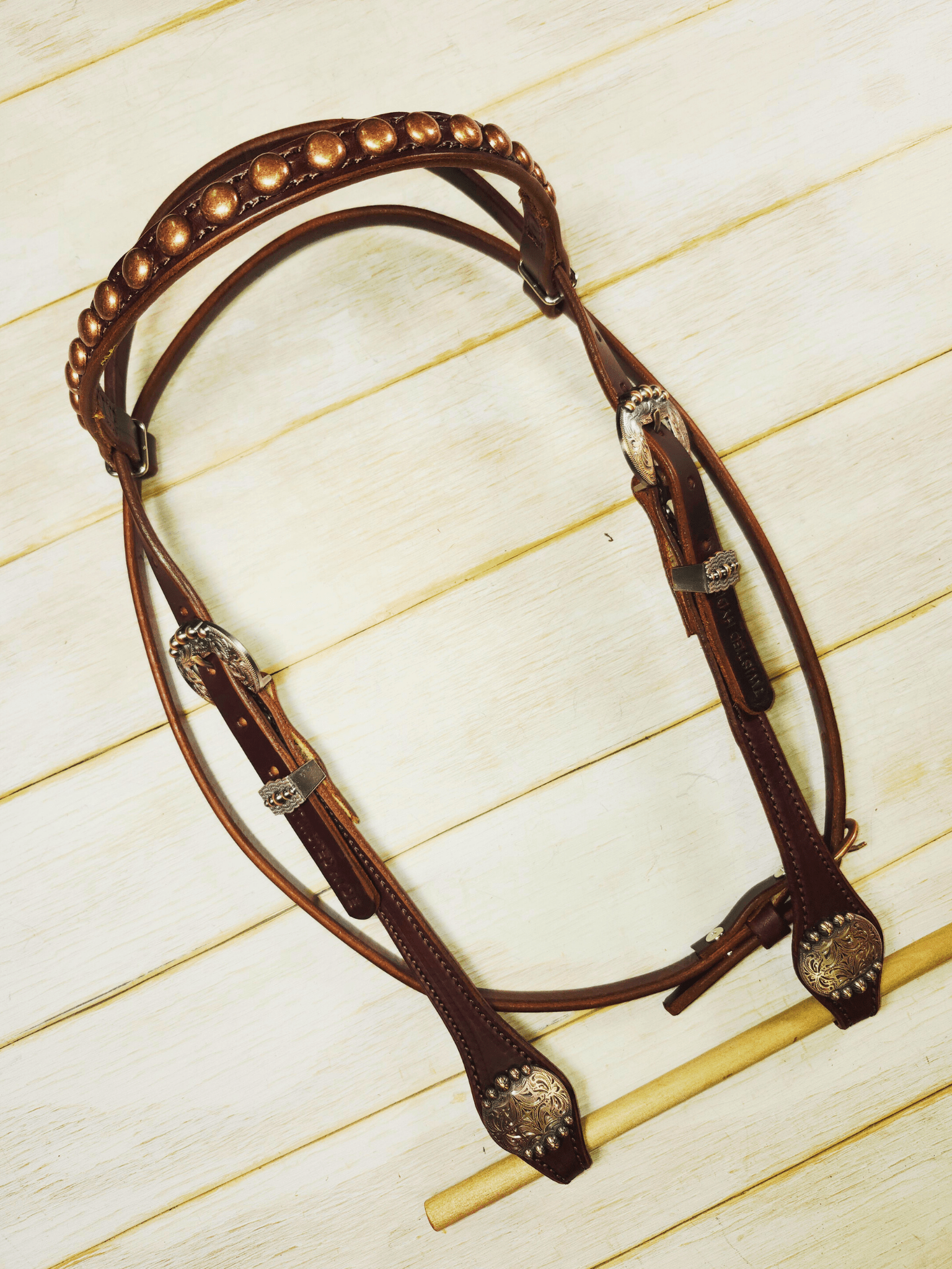 Browband Headstall - Twisted Hyde Leather Co.