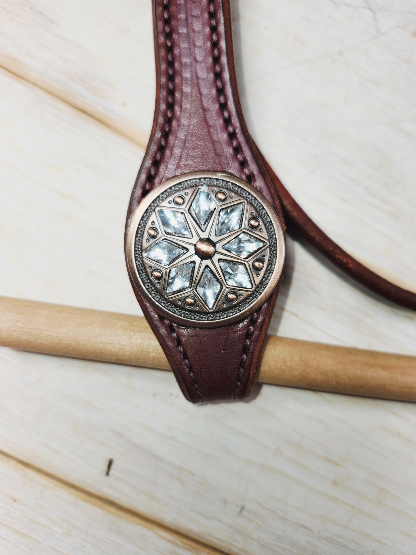 Browband Headstall - Twisted Hyde Leather Co.