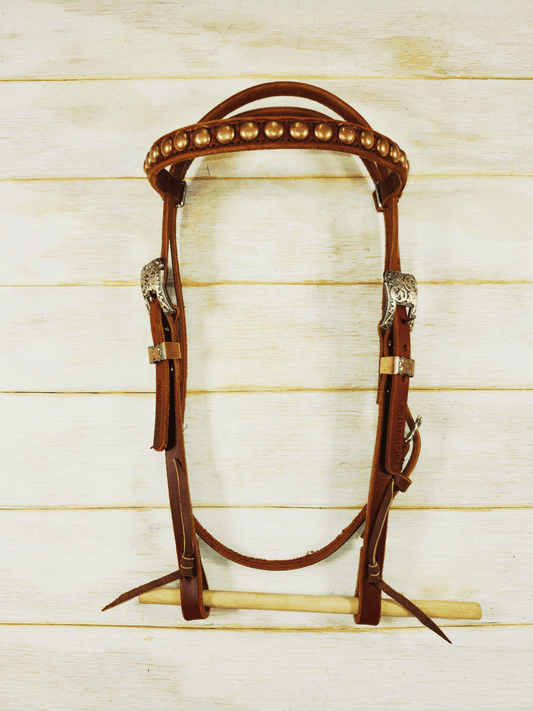 Browband Headstall - Twisted Hyde Leather Co.