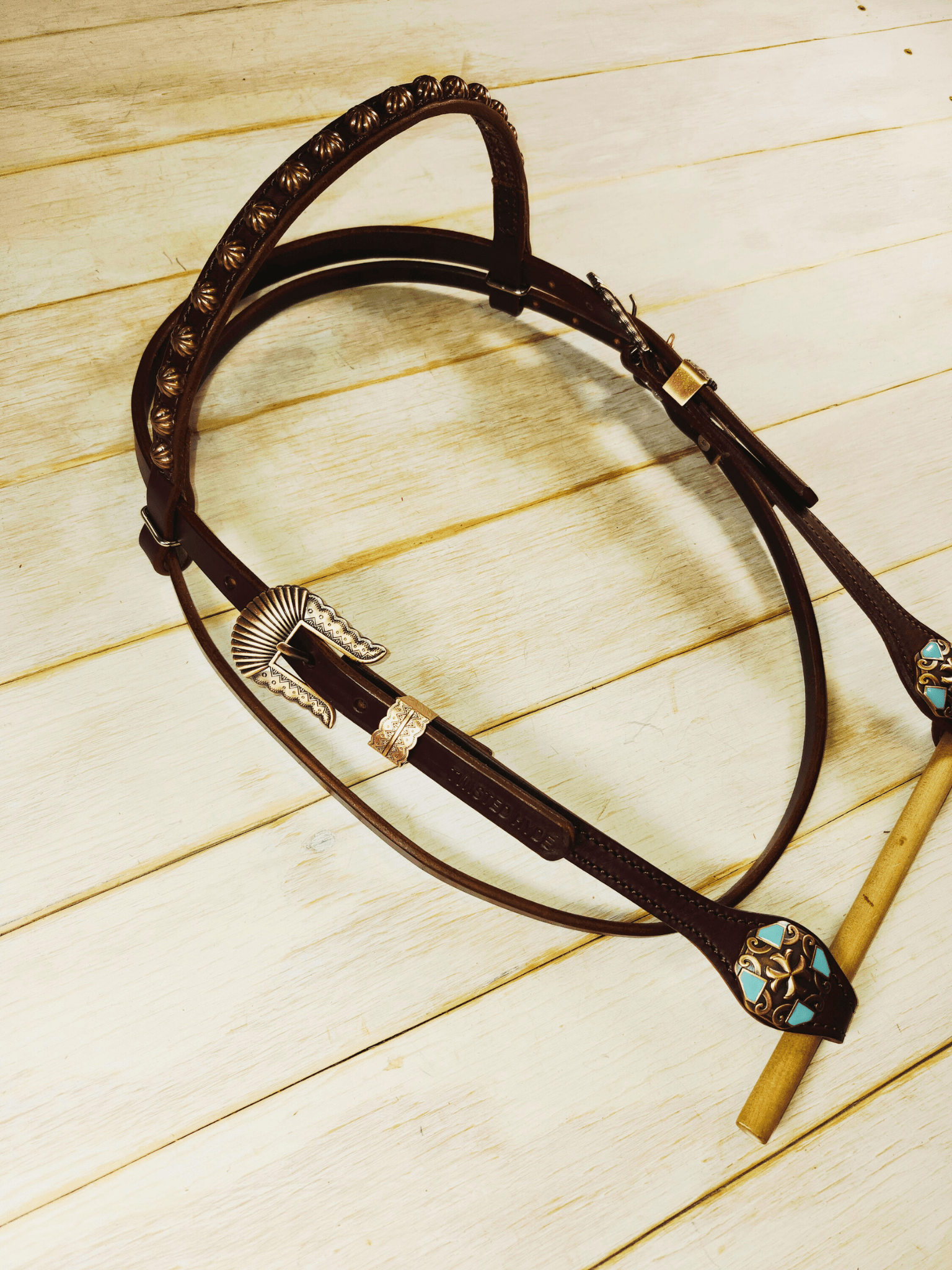 Browband Headstall - Twisted Hyde Leather Co.